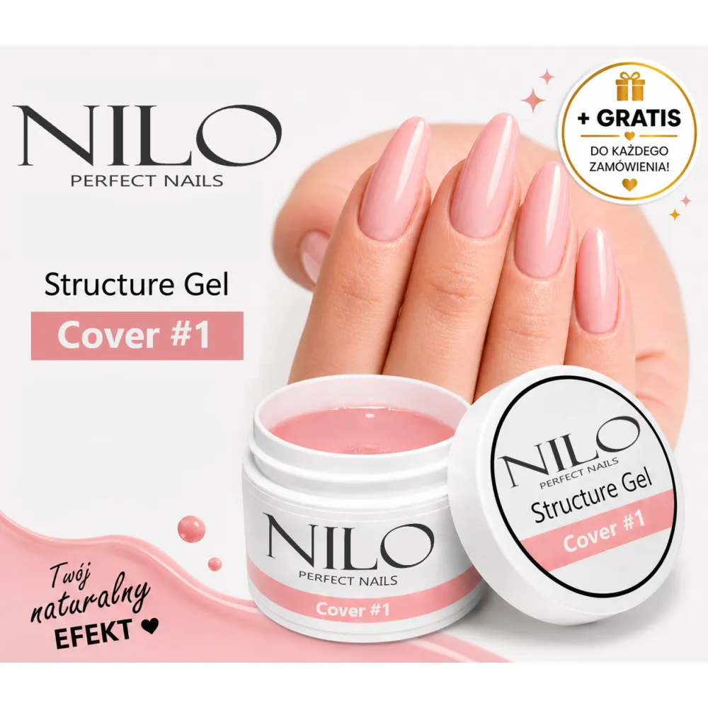 Żel Budujący 15g Perfect Hard Gel Cover #1 NILO Perfect Nails